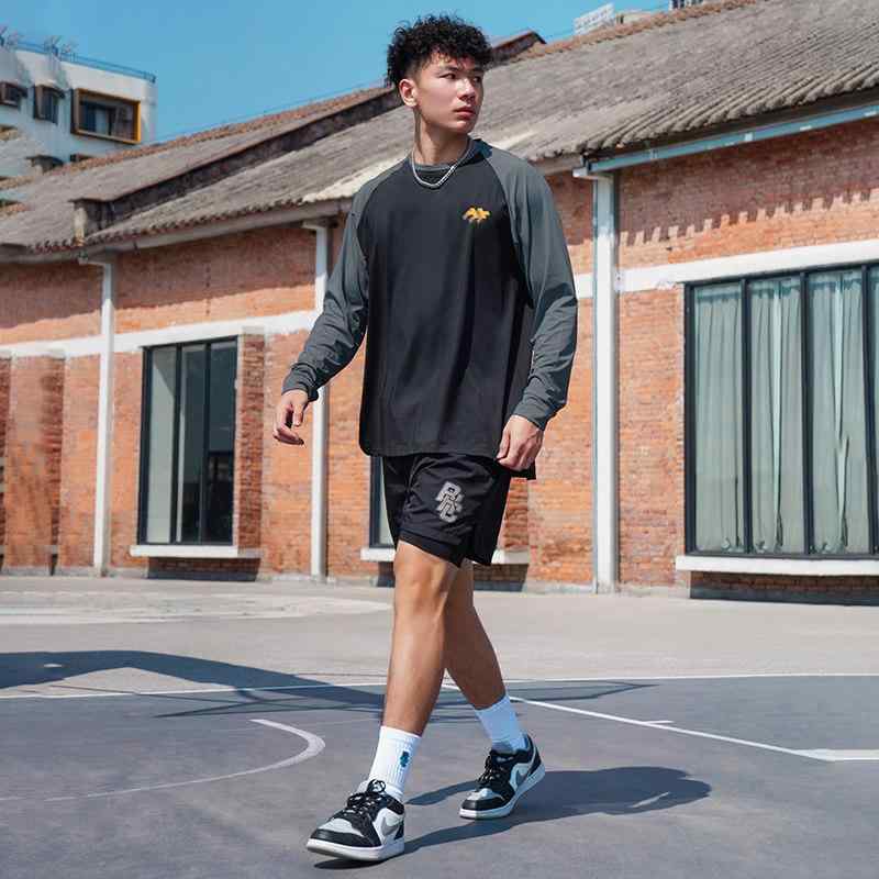 メンズ 長袖 フーディー バスケットボール トレーニングウェア スポーツ ランニング フィットネス 秋冬 吸湿速乾 ストレッチ素材 快適 フィット
