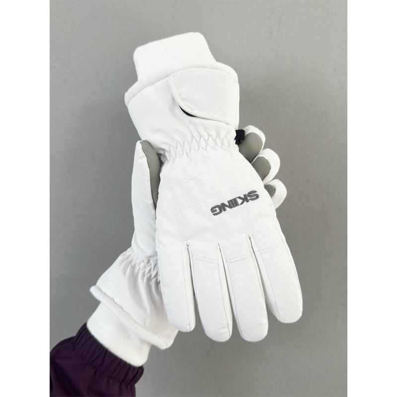 手袋 女性用 冬用 アウトドア スキー グローブ 自転車 サイクリング 防風 厚手 保温 防水 防寒 ...