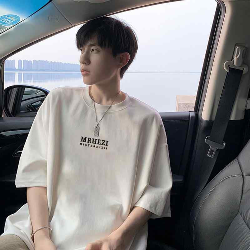 Tシャツ メンズ 短袖 学生用 ゆったり カジュアル スポーツ コットン 夏 通学 日常使い 吸湿速乾 軽量 ビッグシルエット