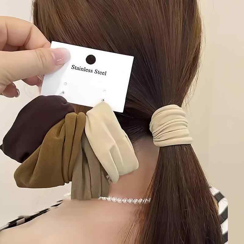 乐天商城 - レディース ヘアバンド 伸縮性 無縫製 ワイド 崩れにくい ポニーテール用 スキンケア ヘアゴム アクセサリー 普段使い 快適 フィット