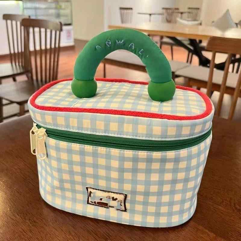 化粧ポーチ レディース かわいい 筒型 手提げ 旅行用 大容量 メイクバッグ 収納ポーチ 携帯用 女子向け