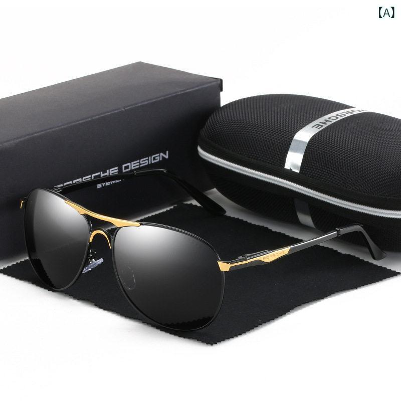 偏光サングラス メンズ レディース 運転用 釣り用 アウトドア 強光防 眩光防止 UVカット ポラライズドレンズ 軽量 カジュアル 2