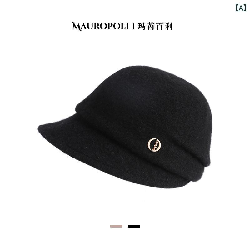 リバーパディの帽子 レディース 秋冬 ダックビルキャップ ニュースボーイ帽 ベレー帽 ファー素材 シンプル レトロ 暖か 柔らか 顔周りスモールフェイス 日常使い アウターコーデ｜アングル2
