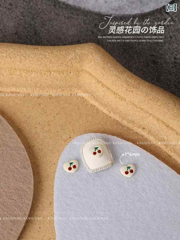 ネイルアクセサリー ミニ フラワー バタフライ デコレーション かわいい 田園風 ロ...