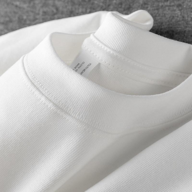 乐天商城 - Tシャツ メンズ レディース 夏用 綿100% 厚手 クルーネック 短袖 柔らかい 肌触り シンプル カジュアル 普段使い コーディネート トップス