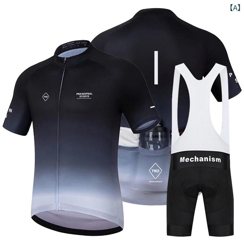 サイクリングジャージ 夏用 短袖 セット ロードバイク マウンテンバイク 再生繊維 吸湿速乾 軽量 通気性 サイクルウェア アウトドア 機能性 ストレッチ