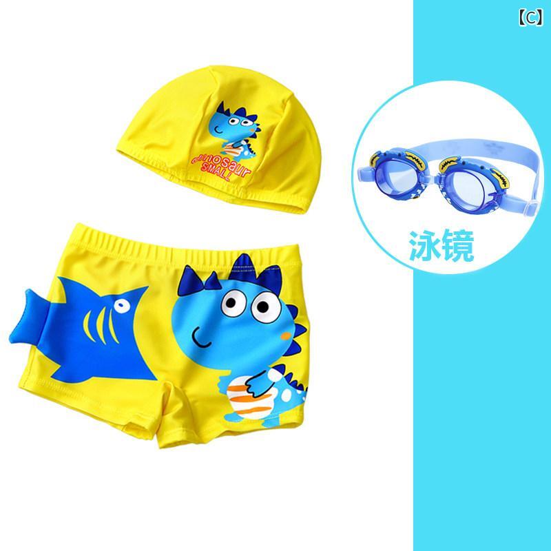 水着 男の子 子供 速乾 ボクサー タイプ カートゥーン 柄 ベビー 中大サイズ 夏用 ...