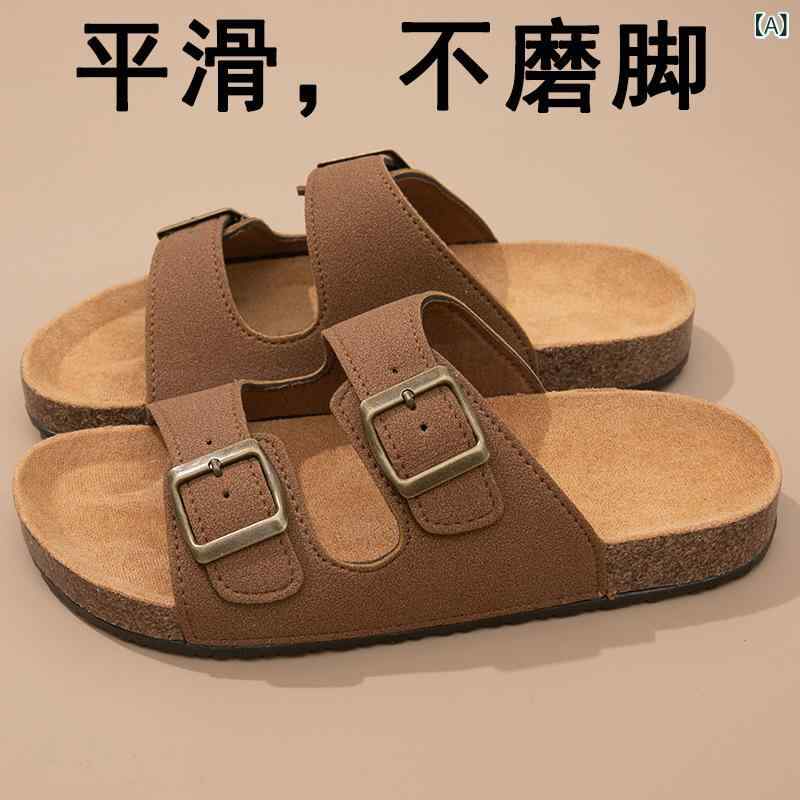 リバーパディのメンズ サンダル 男性用 バックル クール 快適 夏用 ビーチ シューズ 軽量 調整可能 ストラップ 防水 素材 通気性 高さ カジュアル スタイル 休日 外出 足元 コーディネート ブラック ブラウン 色｜アングル2
