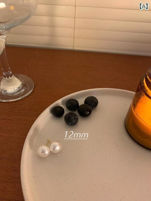 Lime - イヤースタッドピアス レディース パール シルバー 高級感 レトロ 上品 シンプル 輝き ファッション アクセサリー 日常使い