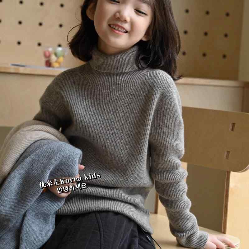 キッズ セーター 男の子 女の子 ハイネック ニット トップス 秋冬 ウール インナー 暖か素材 柔らかい 伸縮性 普段使い