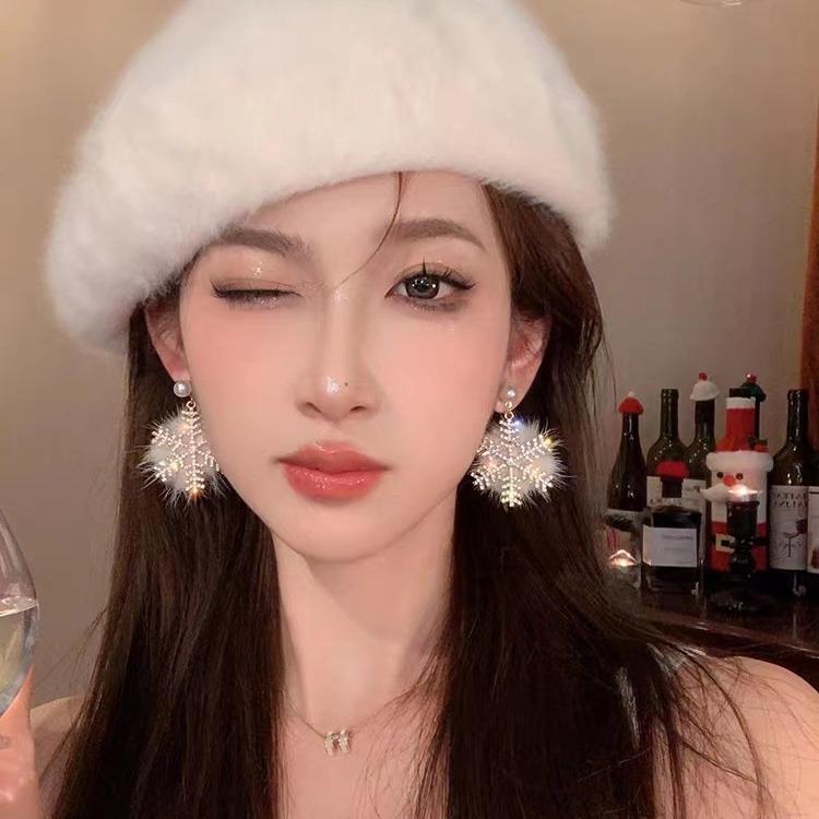 イヤリング 女性用 かわいい 丸顔対