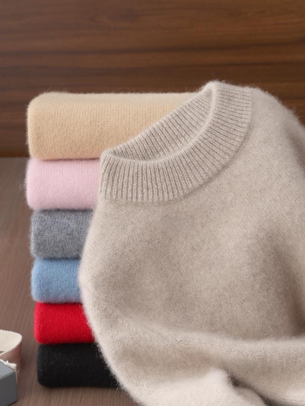Sweater - キッズ 女の子用 厚手 純ウール ハーフハイネック セーター プルオーバー ニット トップス 秋冬 インナー 暖か 伸縮性 柔らかい 素材 ベースレイヤー 中大サイズ