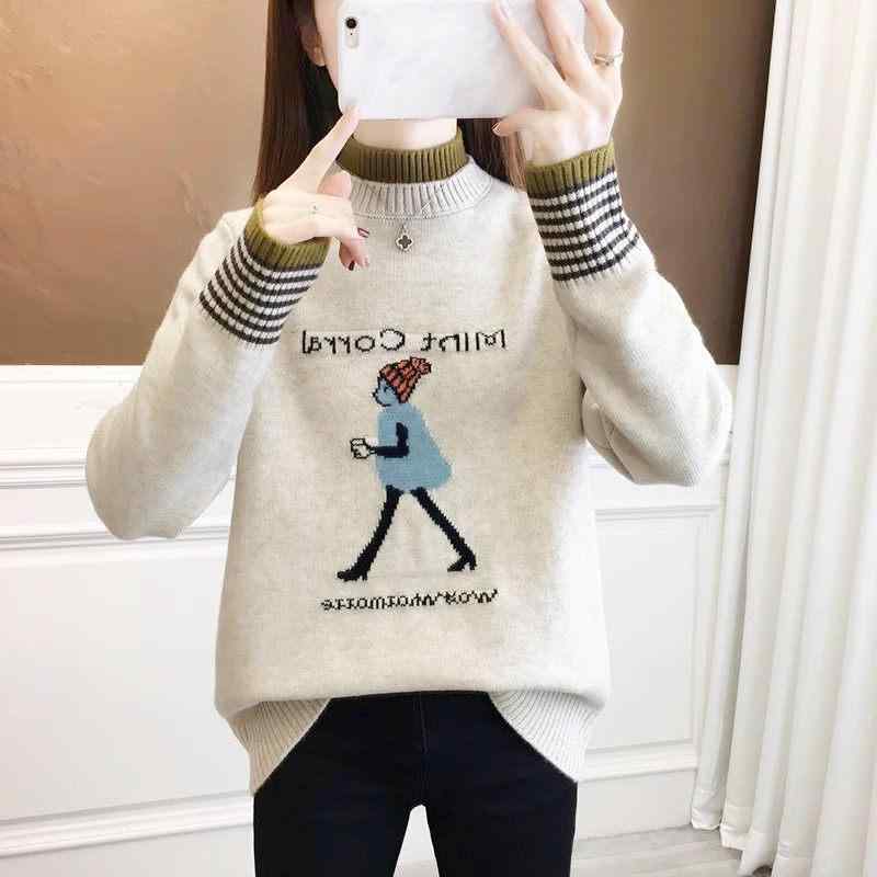 ニットセーター キッズ 女子 中学生用 秋冬 ハーフハイネック 厚手 インナー トップス 暖か 伸縮性 ソフト素材 普段使い 通学 快適 保温性