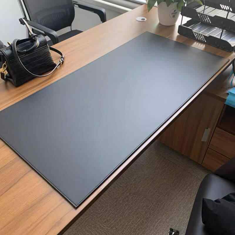 デスクマット 本革 牛革 大型 マウスパッド オフィス用 PC用 デスクトップ 硬面 厚...
