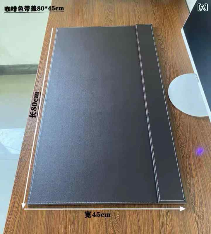 デスクマット 本革 牛革 大型 マウスパッド オフィス用 PC用 デスクトップ 硬面 厚...