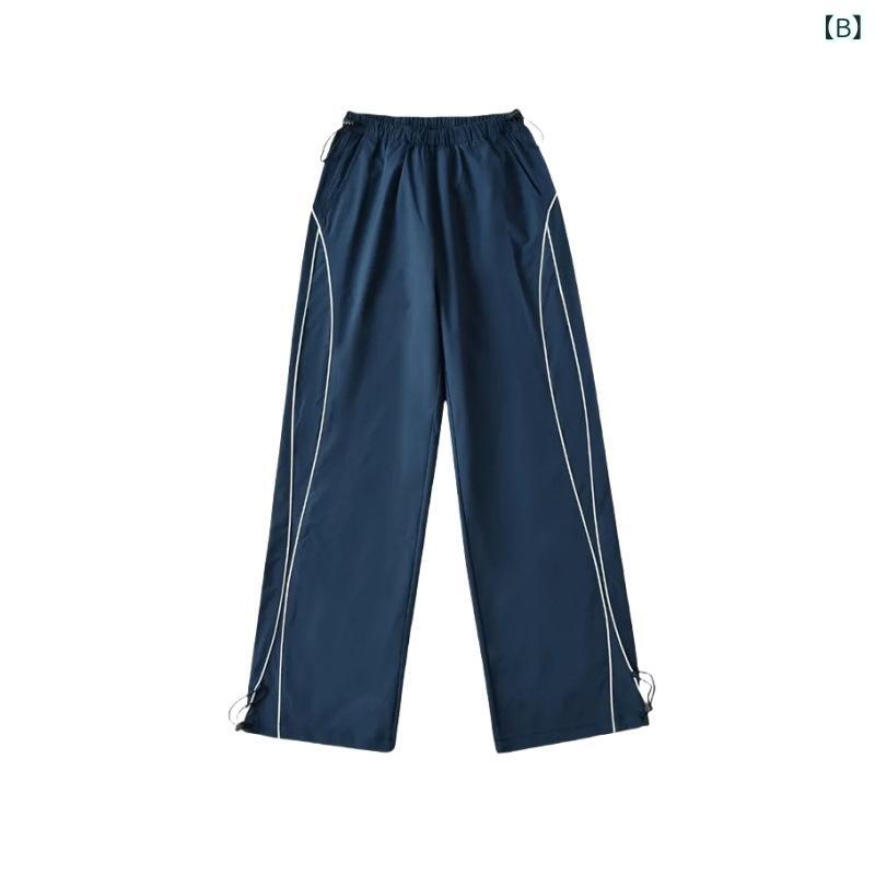 パンツ レディース ストレート ズボン ジョガーパンツ ボトムス ゆったり カジュア...