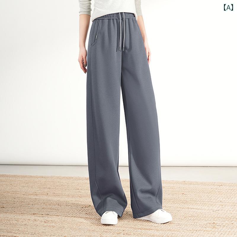 パンツ 女性用 高腰 スリム バナナパンツ 春夏 秋冬 ワイドレッグ クロップド ゆっ...