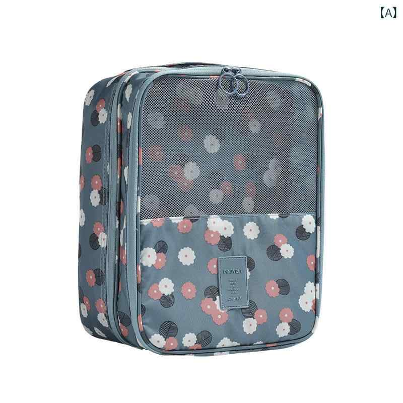 収納袋 旅行用 靴 洗面具 セット コンパクト ポータブル 軽量 多機能 必需品 整理 ...