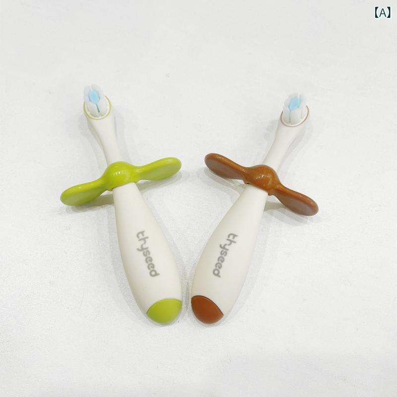 其它 - 乳幼児用 子供歯ブラシ 赤ちゃん 乳歯ケア 柔らか毛 ソフトブラシ 安全素材 小さめヘッド 日常清掃 優しい設計