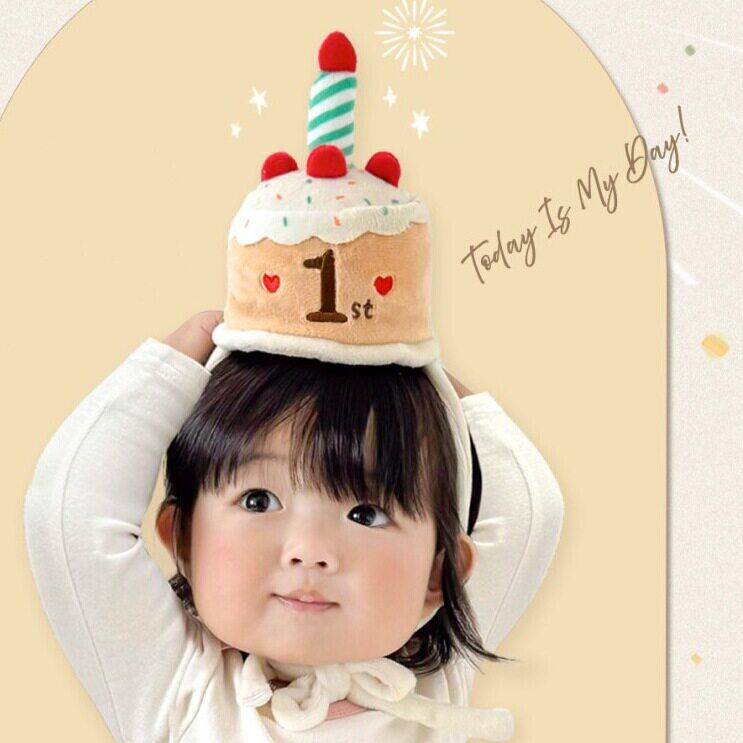 ヘアアクセサリー ベビー キッズ 女の子 男の子 誕生日 満月 一歳記念 撮影小道具 かわいい 髪飾り ヘッドドレス 記念写真用 簡単装着 多用途 デザイン