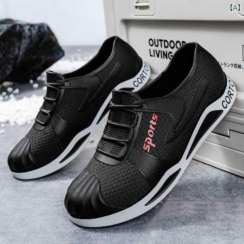 メンズ 雨靴 レインシューズ ローカット 滑り止め 防水 ショート 耐摩耗 ソフトソール ファッション ゴム製 キッチン用 屋外用 室内外兼用 通勤 普段使い 軽量 伸縮性