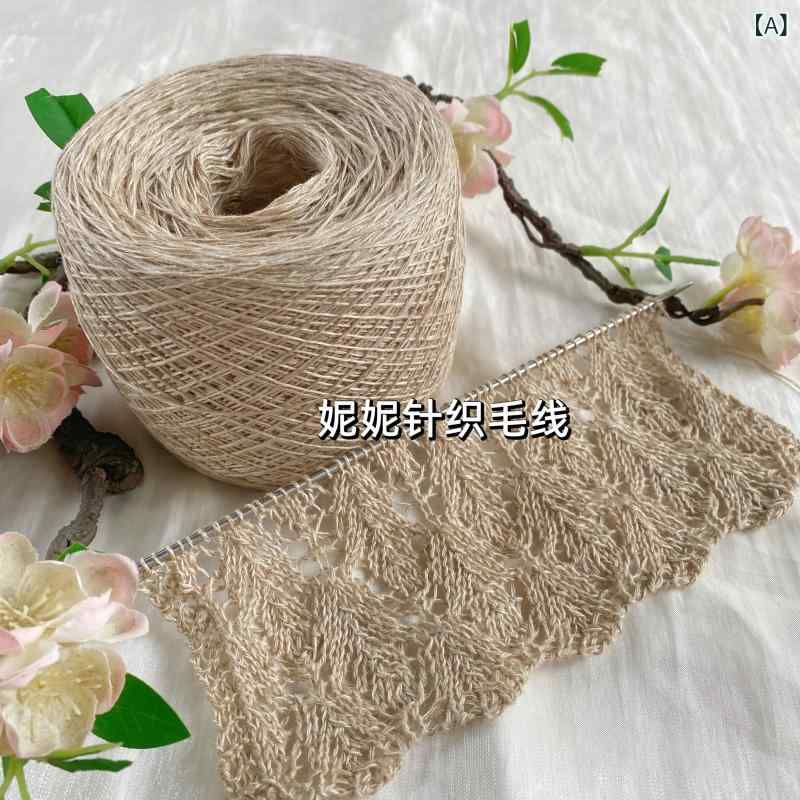 毛糸 家庭用 価格の 骨の コットンリネン コットン 細 線 夏 かぎ 針 編み ライン DIY 手編み 合板