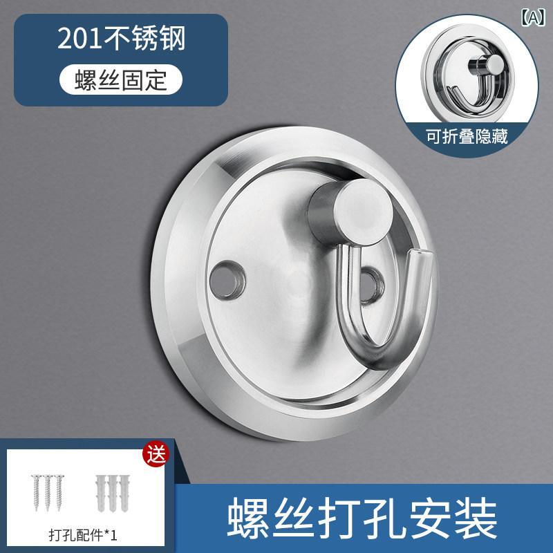 フック 壁 壁掛け 304 ステンレス スチール エントランス フック 隠し ホテル プロジェクト 回転 重力 エントランスドア 壁 可動