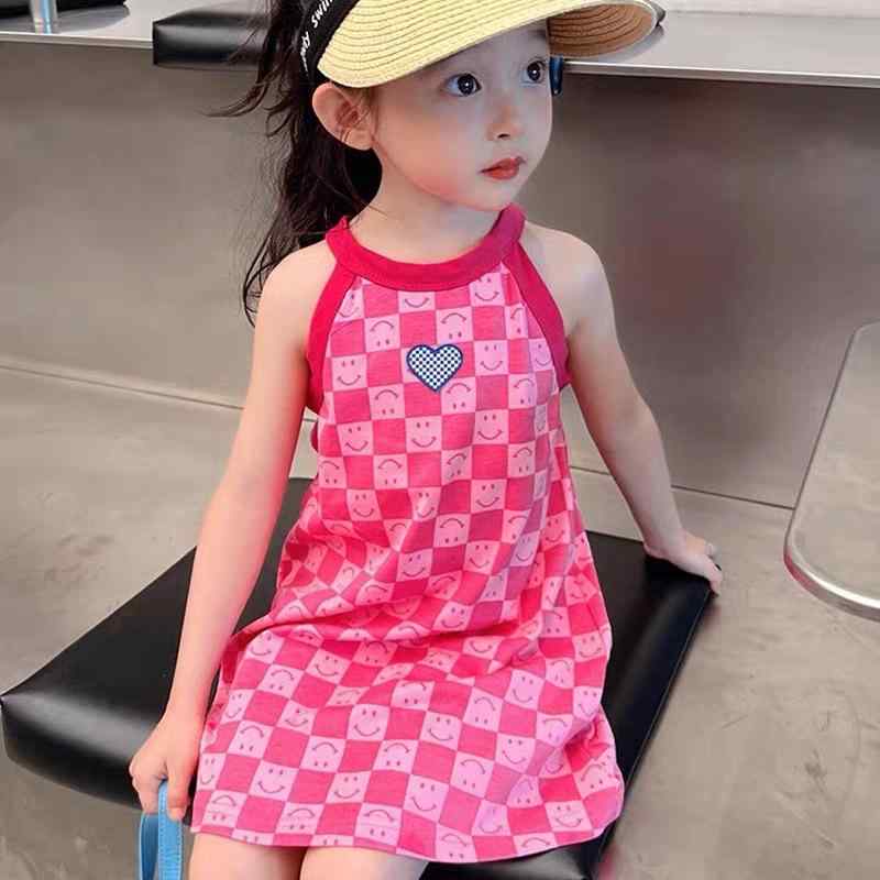 ワンピース キッズ 女の子 接触冷感 キャミソール ノースリーブ プリンセス ドレス...