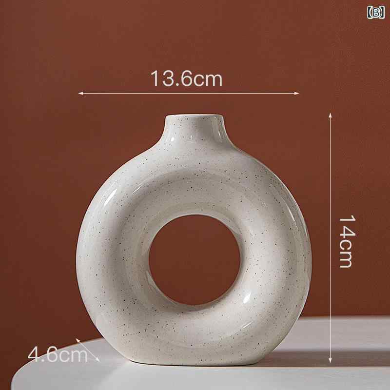 セラミック キャンドルホルダー 花器 抽象 寄り添い形 円形 インテリア 雑貨 ホー...