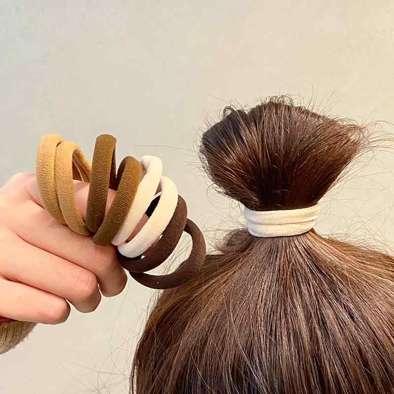 ヘアアクセサリー 女性用 秋冬 髪ゴム ヘアバンド 頭髪止め 頭紐 高級感 伸縮性 耐久性 ゴム製 ヘアゴム ヘア飾り