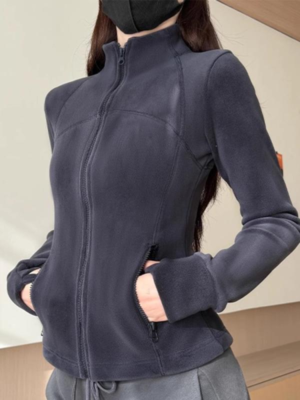 フーディ ロングスリーブ 女性用 秋冬 暖か フリース 裏地 ゆったり フィット ストレッチ 素材 吸湿速乾 通勤 普段使い 部屋着 アウトドア トップス カーディガン セーター ニット ブラック グレー ネイビー ピンク系 アイボリー 軽量 伸縮性 接