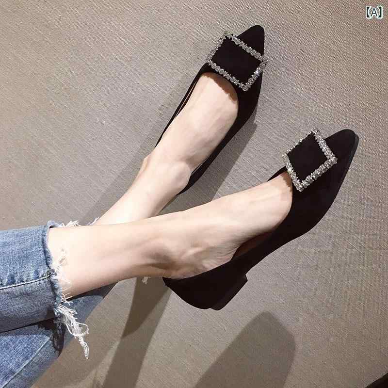 パンプス レディース 尖頭 フラットシューズ ぺたんこ靴 浅口 柔らかい 軟らかい 履きやすい 歩きやすい 疲れにくい 柔らかい素材 通気性 快適 カジュアル スタイル オールシーズン着用 オフィスシューズ 仕事用 通勤用 冠婚葬祭 ビジネス フォーマル リクルー riverpaddy-11630363 リバーパディ サンプル画像2