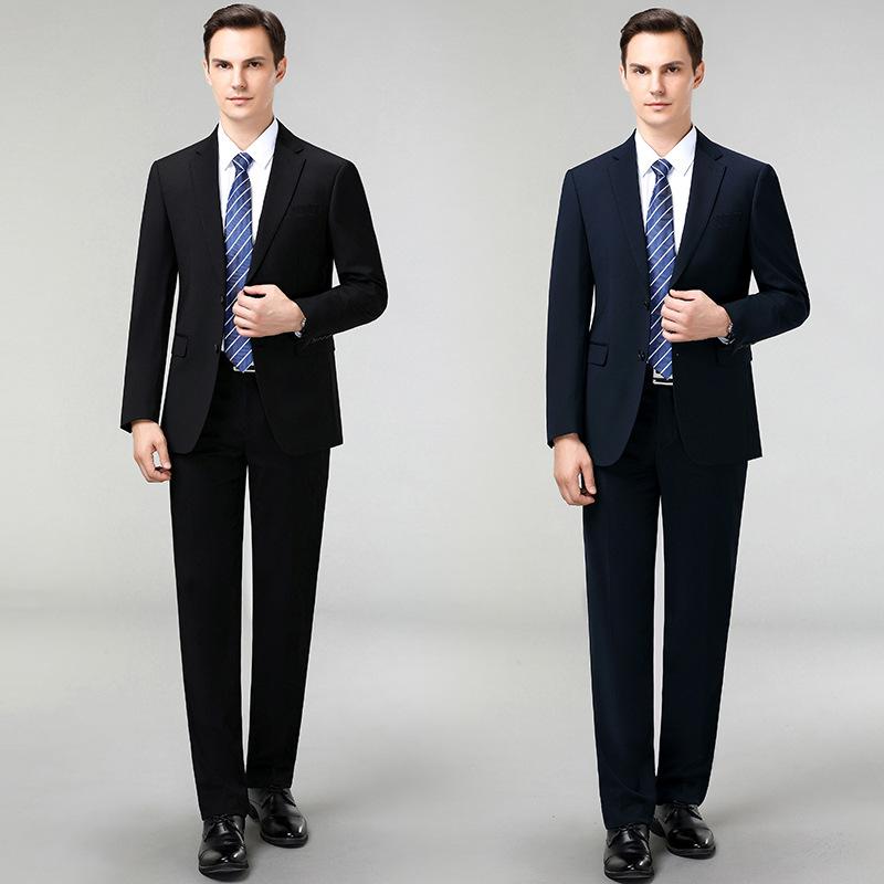 メンズ 西装 春秋 羊毛 ビジネススーツ 2点セット 職業正装 新郎用 ホワイトカラー セット テーラードジャケット トラウザース ウール素材 フォーマルウェア 通勤用 クラシックシルエット 洗練