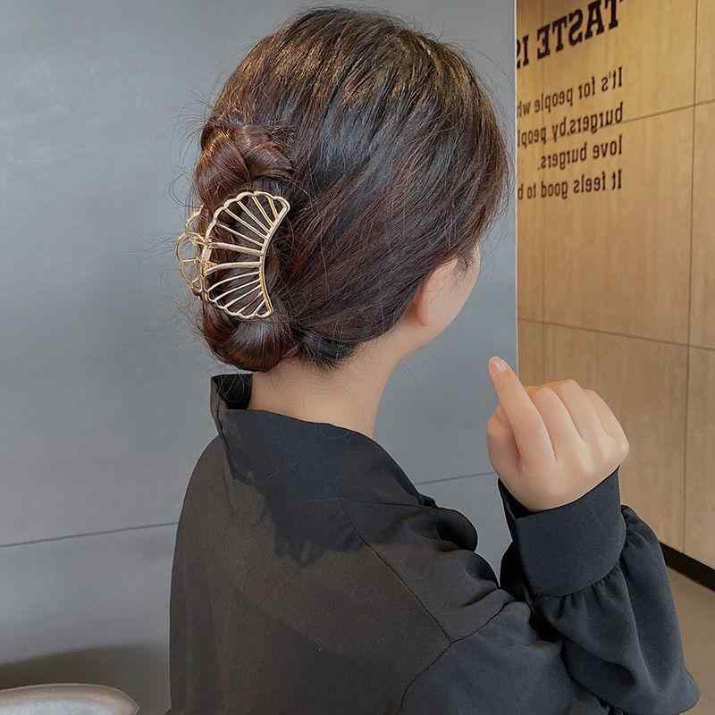 ヘアアクセサリー 女性用 大型 韓国 洗髪用 後頭部 固定 バナナクリップ 魅惑的 気品 シャーククリップ 髪留め ヘアグリップ 頭飾り シンプル スタイリッシュ