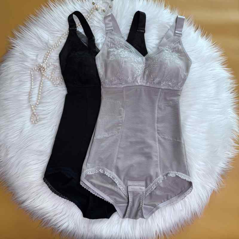 レディース ボディシェイパー 薄手 強化圧力 収腹 無ワイヤー 胸サポート サイド副乳収集 取り外しストラップ 全身塑形 伸縮性 快適 日常使い インナーウェア