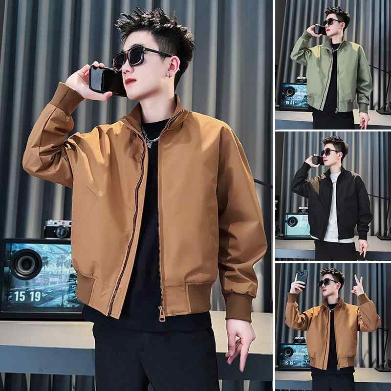 Rakuten - ジャケット メンズ スリムフィット ワーク 春秋 ストリートスタイル カジュアル 普段使い ファッション 街着 軽量 快適