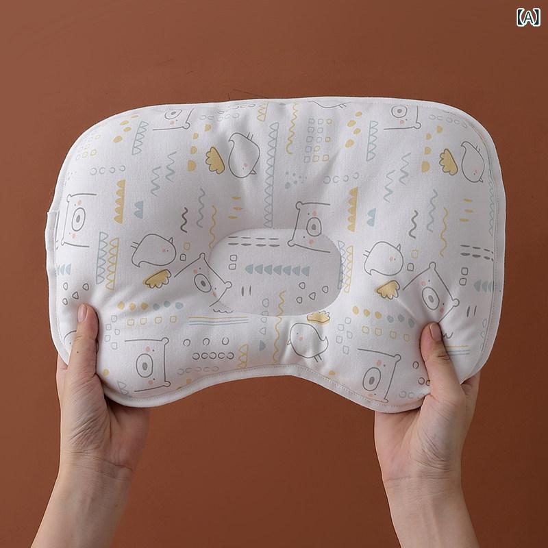 ベビー 頭型矯正枕 乳幼児用 新生児 偏頭防止 頭型形成 寝かしつけ 赤ちゃん枕 快適素材 通年使用・素材: 綿・填充物: 絹綿・対象年齢: 4ヶ月・カラー展開: 樹葉.小黄鶏.西瓜.苹果梨.笑顔.円点.藍星.粉星.テレビ機.小狐狸.小狗・サイズ展開: 30×23cm.36×24cm.40×26cm