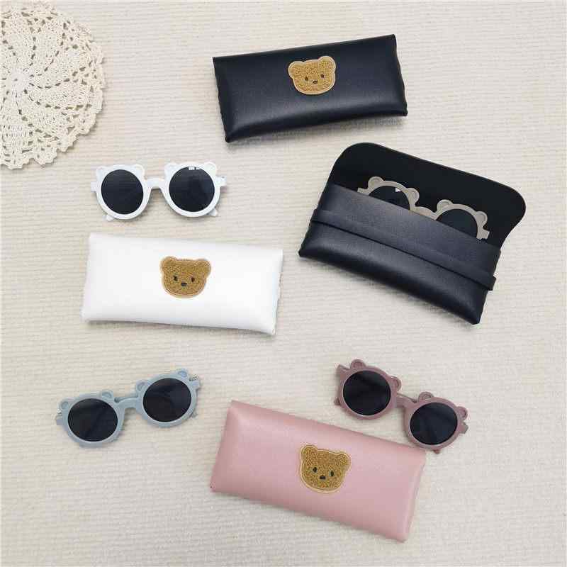 Sunglasses - ベビー キッズ サングラス 男女用 UVカット メガネ 赤ちゃん用 保護カバー ケース付き 夏用 屋外 撮影 軽量 柔軟素材