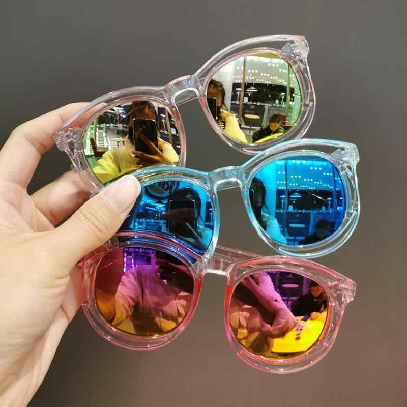 Sunglasses - サングラス キッズ 男の子 女の子 個性派 UVカット 子供用 プリンセス風 ベビー 遮光 かわいい デザイン 軽量 調整可能 フレーム