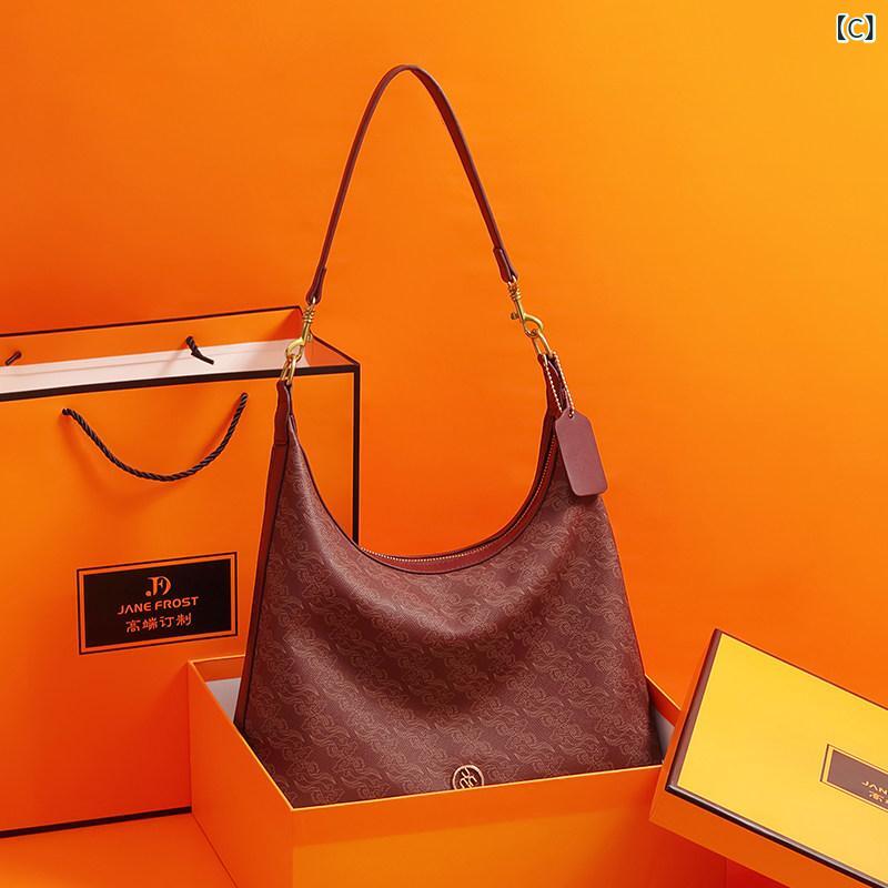 レディース トートバッグ 通勤用 結婚式用 大容量 赤 片肩 脇下 アンダーアーム ハンドバッグ 普段使い コーディネート 万能 収納力 軽量 ショルダー 鞄