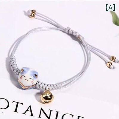 キッズ ブレスレット 編み込み 鈴付き 刺繍 カラフル 紐 手首輪 子供用 アクセサリー 幸運 アイテム かわいい