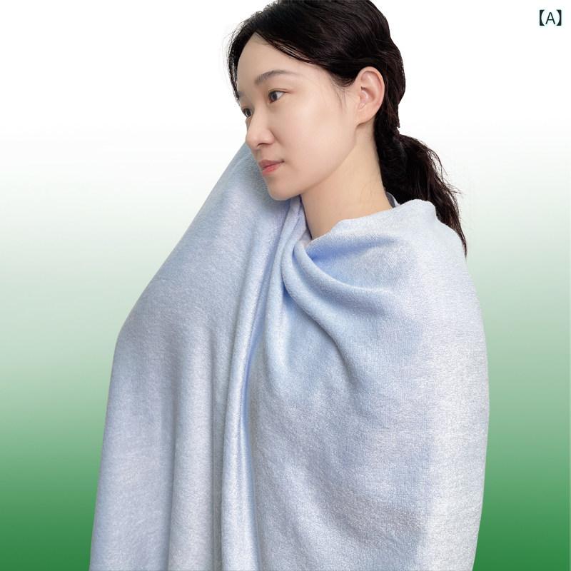 バスタオル 竹繊維 素材 厚手 大きめ 抗菌 毛羽立ちにくい 吸湿速乾 家族用 男女兼用 子供対応 柔らかい 快適 日常使い