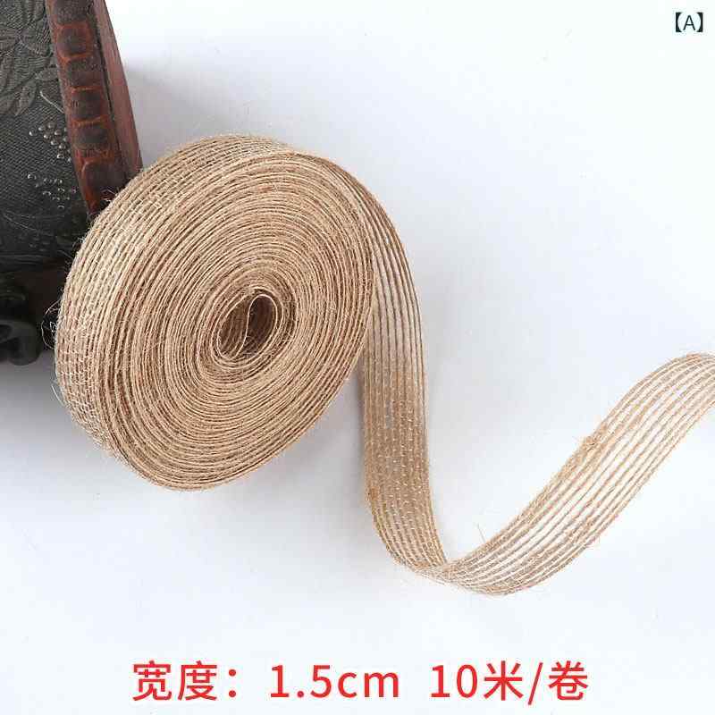 キッズ 手工芸 DIY 材料 麻縄 装飾 麻糸 レース 幅広麻布 編み物 アクセサリー 補助素材 子供用 繊維 キット 創造遊び 教育玩具