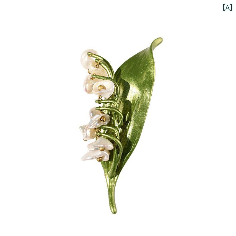 ブローチ かわいい 花柄 植物モチーフ カラフル クリスタル アクセサリー 結婚式 ...