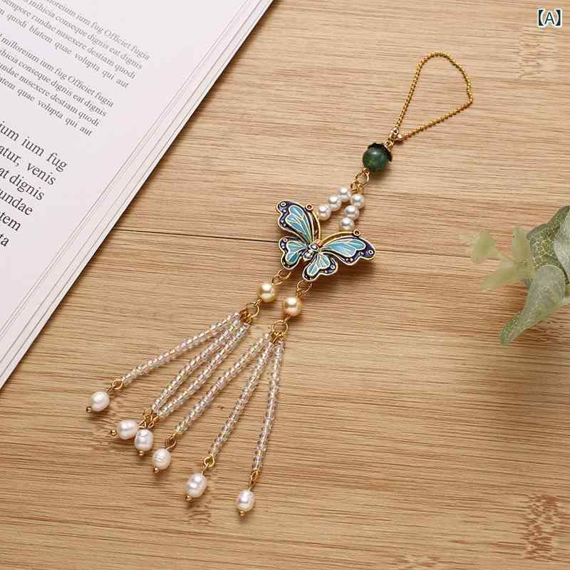リバーパディのチャイナドレス 女性用 花柄 胸花 コットン リネン 刺繍 フリンジ アクセサリー 民族 かわいい 装飾 トップス ワンピース ドレス 軽量 通勤用 普段使い 春夏 ピンク系 アイボリー ビッグシルエット Vネック 吸湿速乾 伸縮性 再生繊維｜アングル2