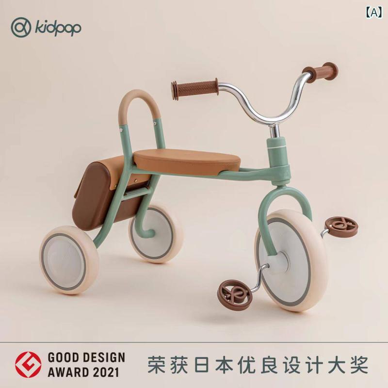 子供用 三輪車 バランス ペダル レトロ クラシック 静音 エコ素材 ベビー 室内外 安全 軽量