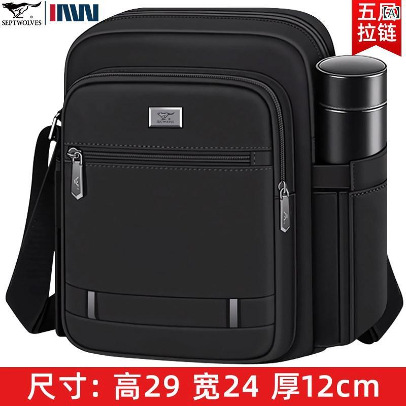 乐天商城 - メンズ ショルダーバッグ キャンバス 素材 斜めがけ コンパクト バックパック スタイリッシュ 普段使い 軽量 鞄