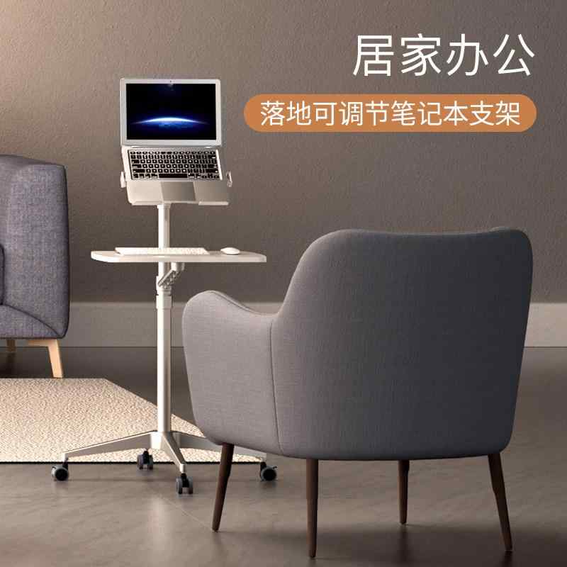 For Notebook Computers - ノートPCスタンド 昇降式 回転式 アルミ合金 スタンディングデスク モニターアーム ホームオフィス 用 高さ調整 移動式 軽量 耐久性 ワークステーション 画面浮遊 サポートブラケット