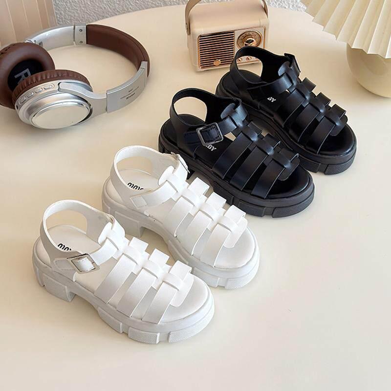 サンダル 女の子用 夏 ビーチ 防滑 厚底 ローマンスタイル 子供 中大サイズ 滑り止め 軽量 クッション性 ピンク系 ブルー 通学 遊び着 屋外 遊具対応 速乾素材