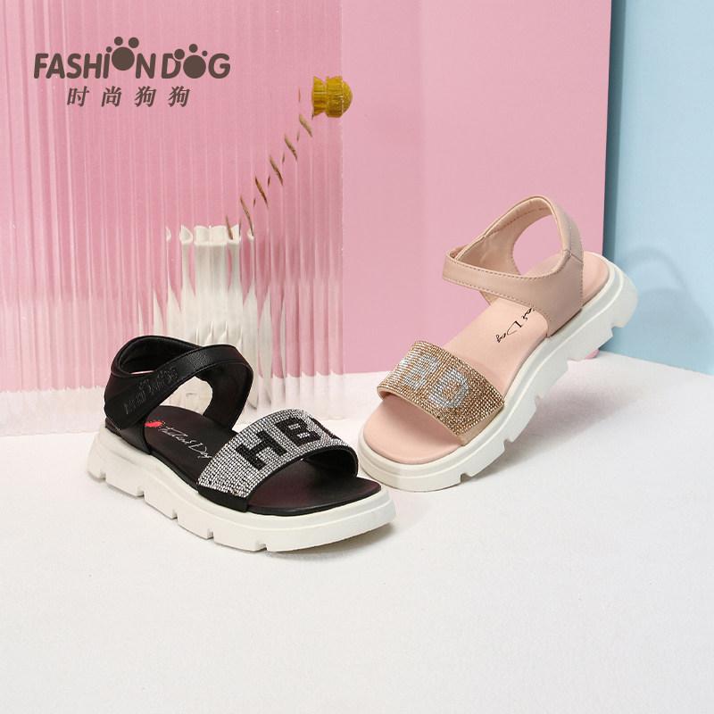 女の子用 夏 サンダル オープントゥ カジュアル 子供 柔らかいソール 軽量 通気性 クッション性 ビーチ 普段使い 屋外 伸縮性 吸湿速乾